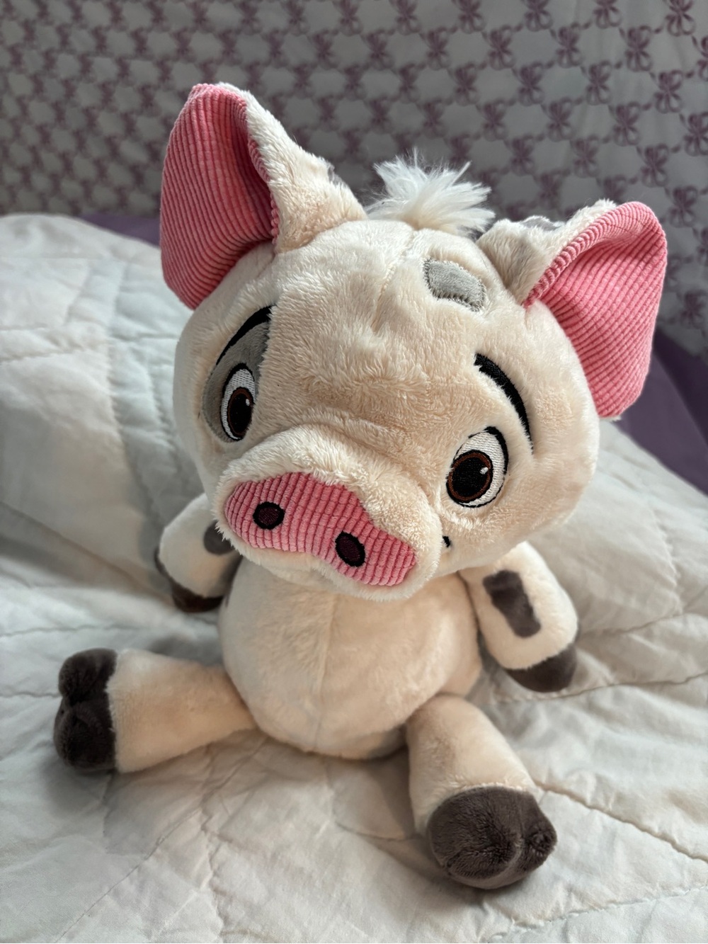 Disney Pua Pig Moana Plush - Cream and Pink Corduroy Snout & Ears